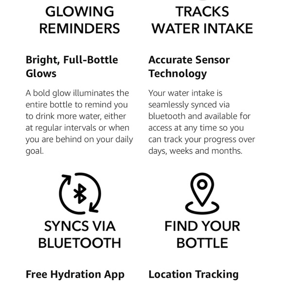 Hydrate spark 20 oz water bottle – purple plastic - Picture 11 of 11